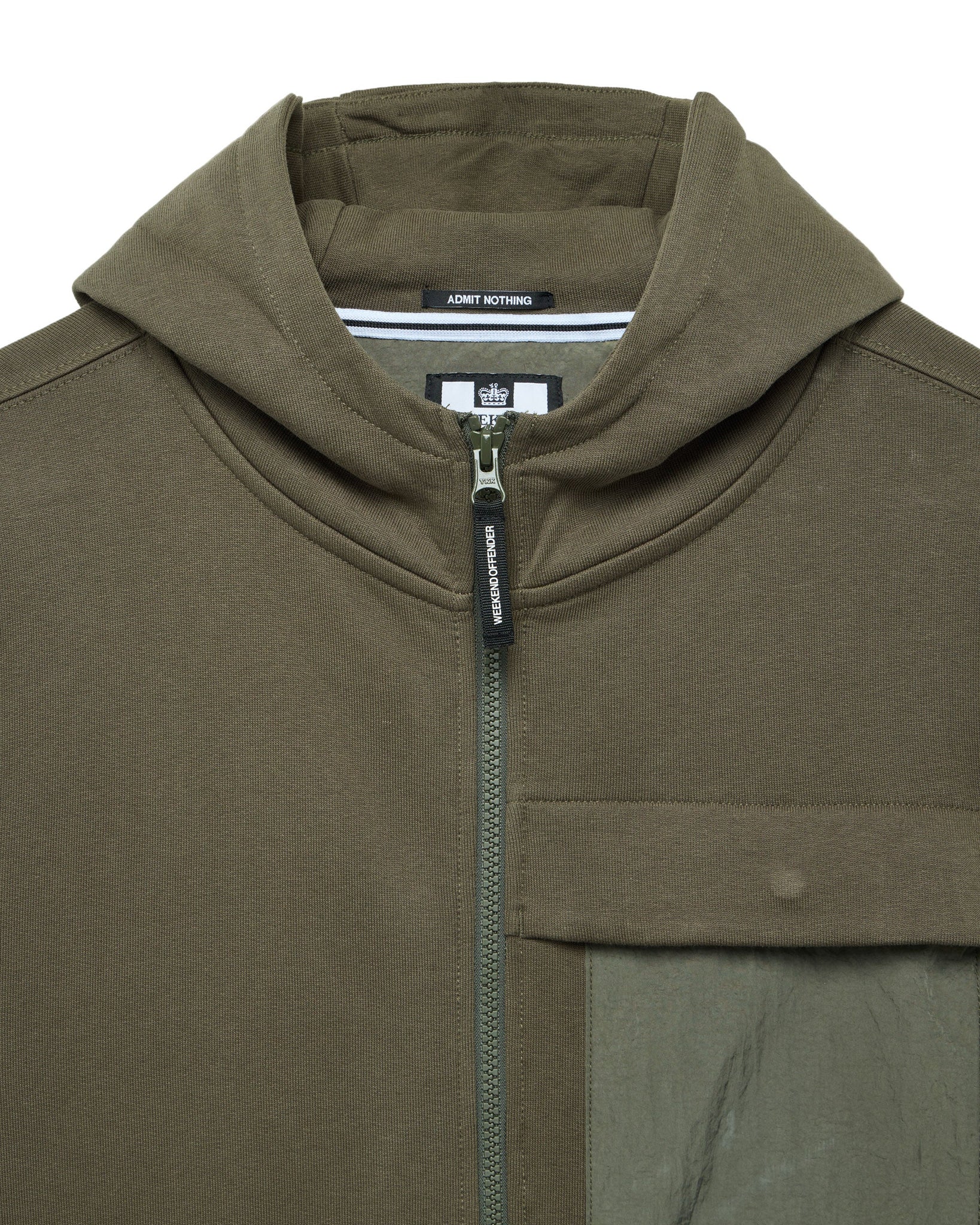 Weekend Offender Daponte Hoody Castle Green