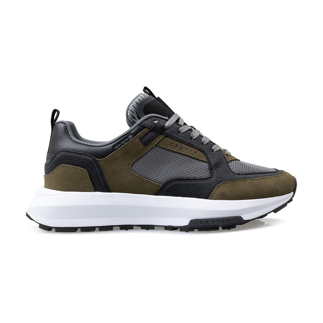 Cruyff Rayado Trainer Dk Olive/Black