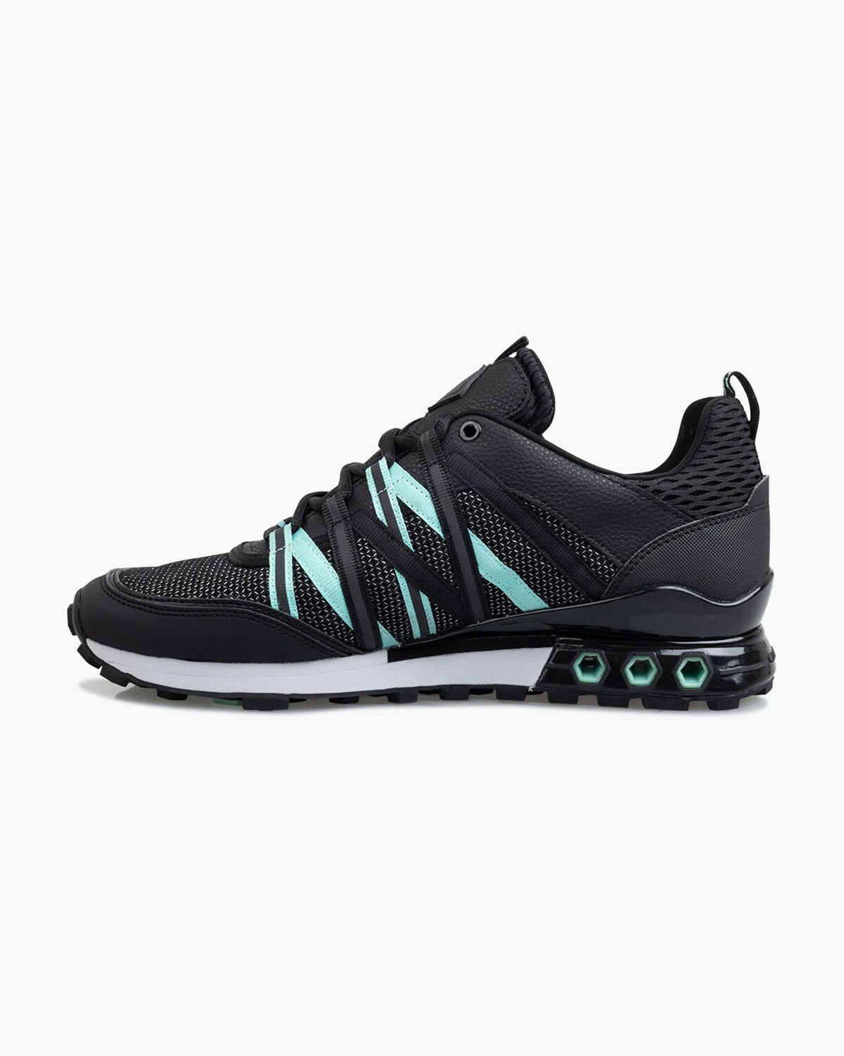 Cruyff Fearia Hex-Tech Trainer Black/Mint