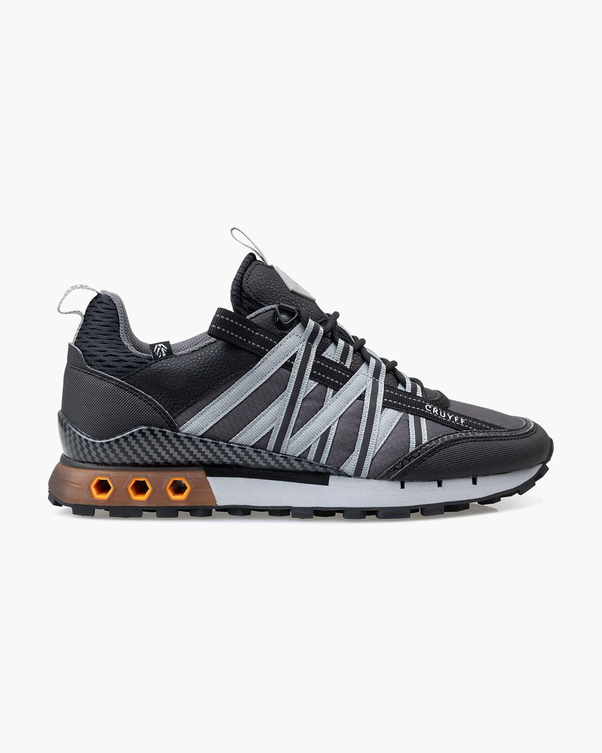 Cruyff Fearia Montserrat Trainer Black/Grey/Orange