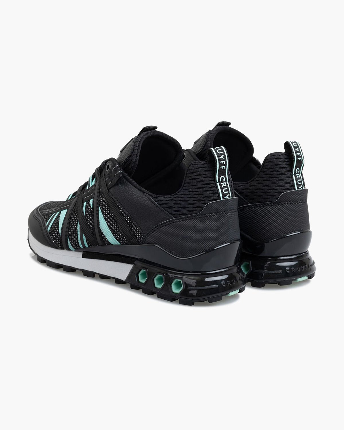 Cruyff Fearia Hex-Tech Trainer Black/Mint