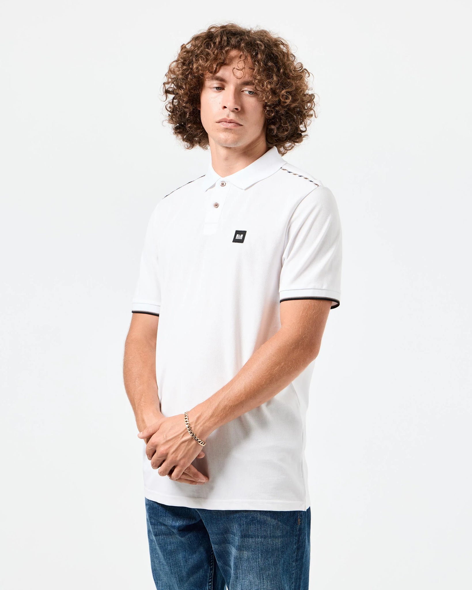 Weekend Offender Sakai Polo White