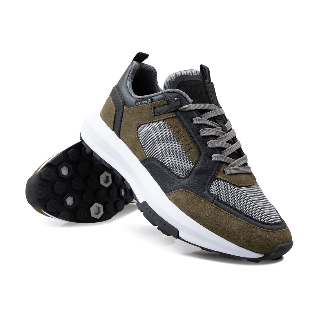 Cruyff Rayado Trainer Dk Olive/Black