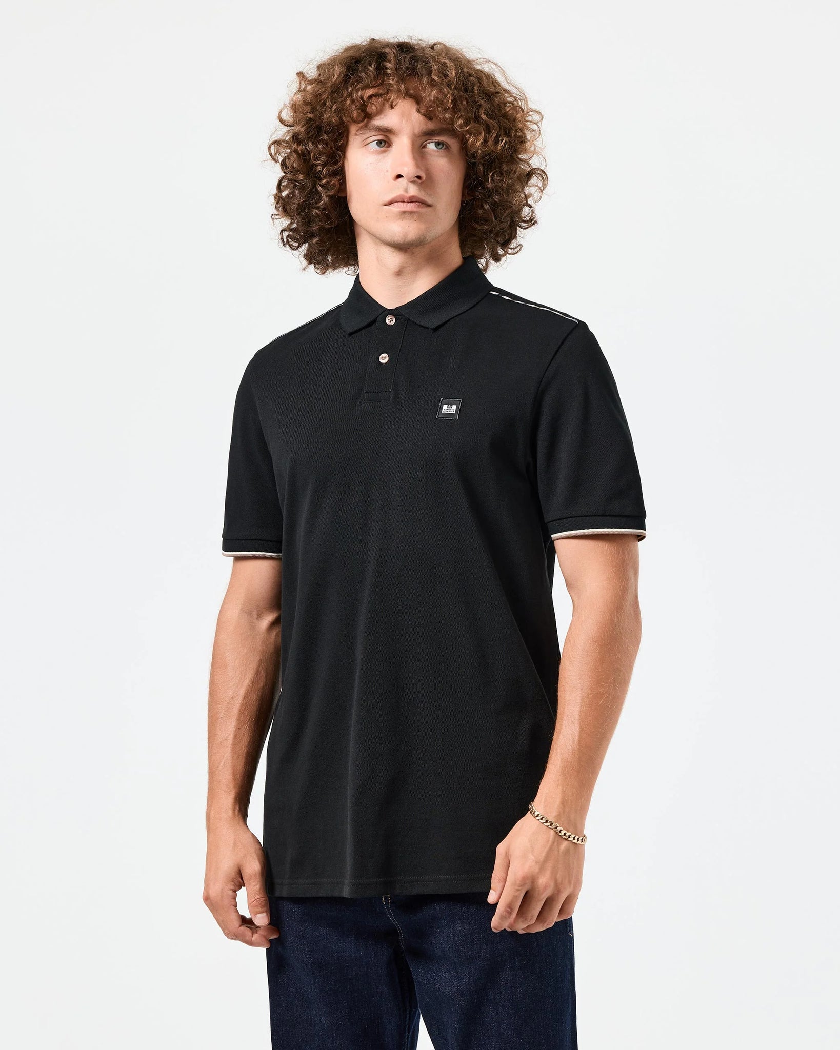 Weekend Offender Sakai Polo Black