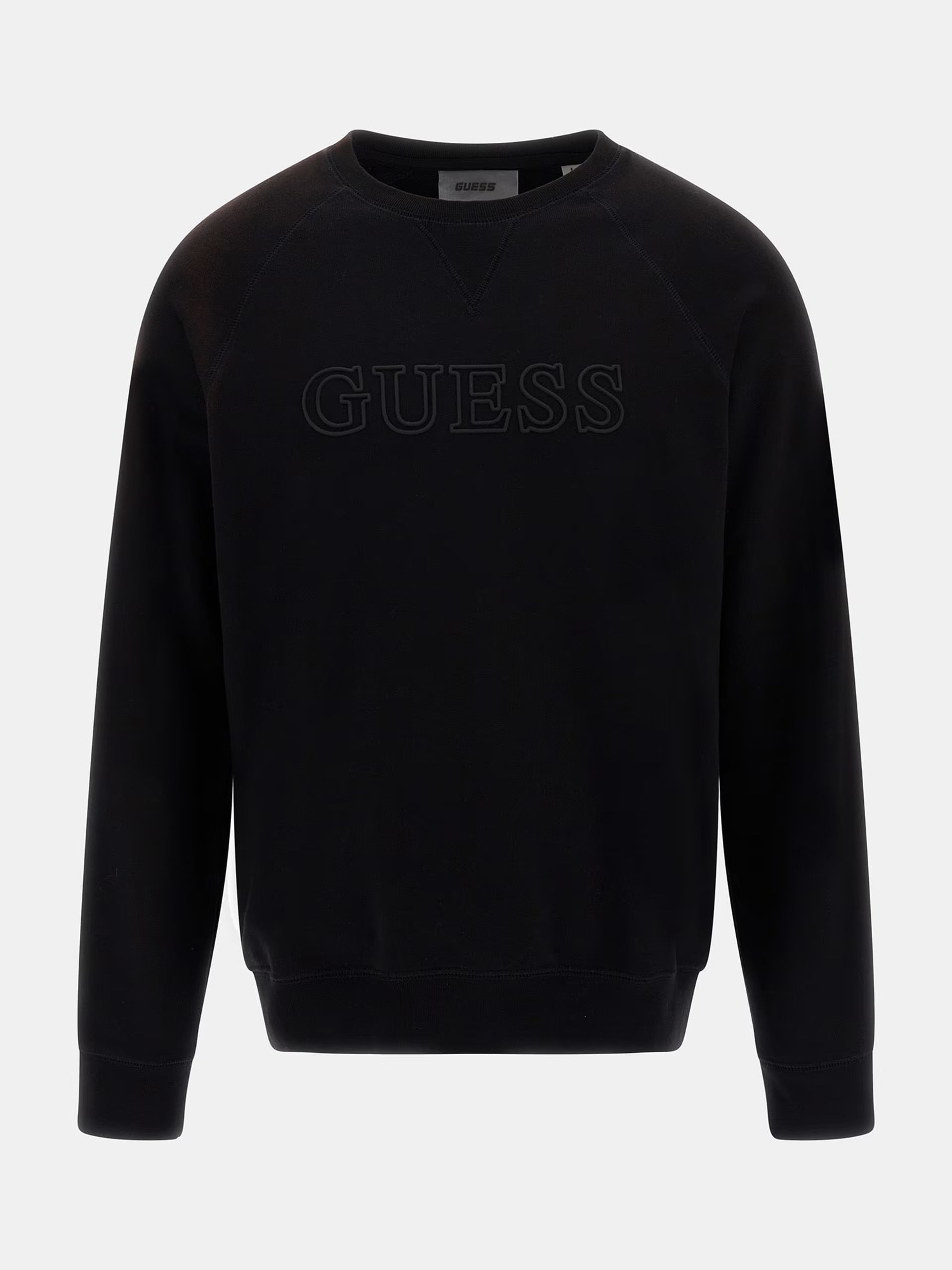 Guess Front Logo Sweatshirt Black