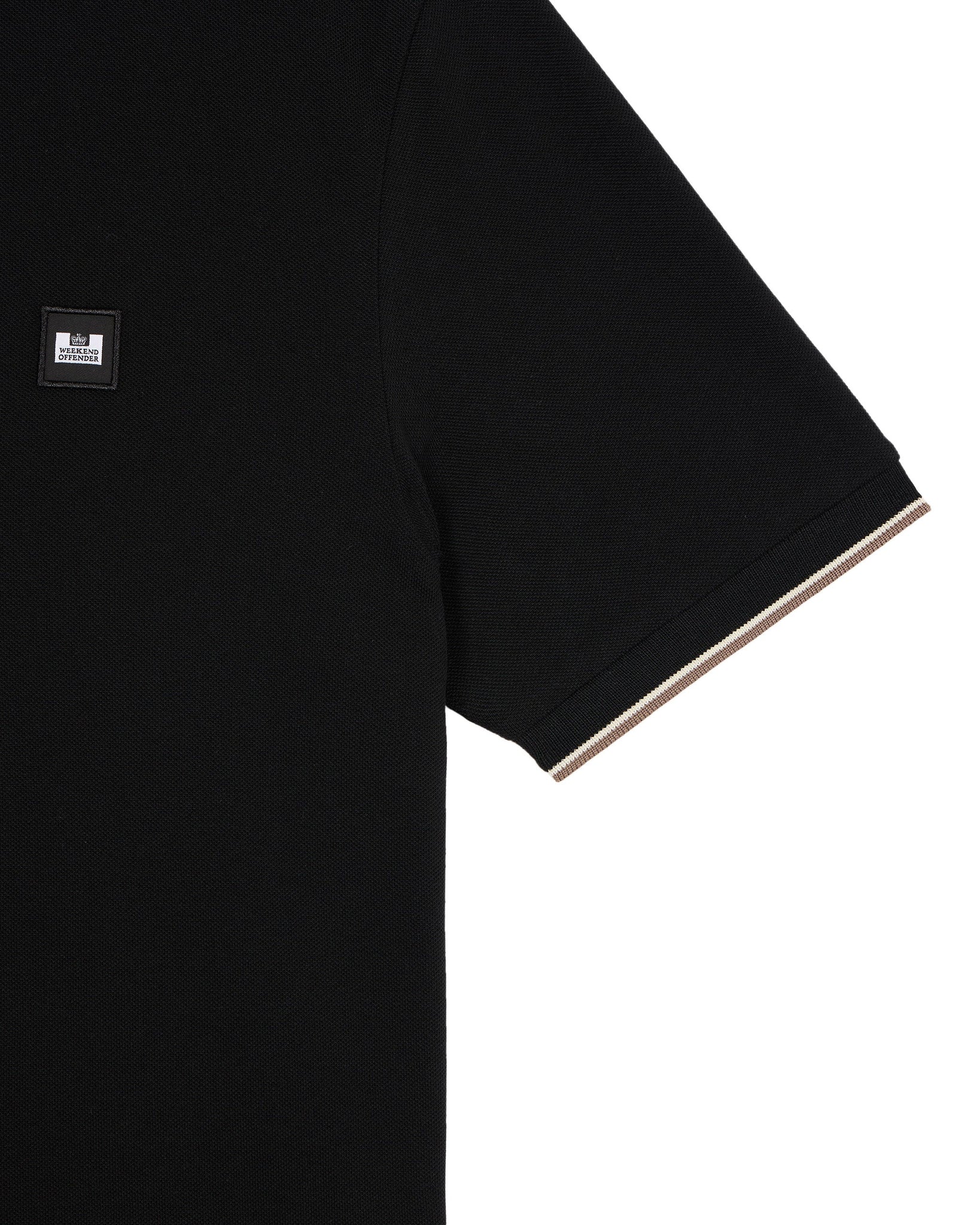 Weekend Offender Sakai Polo Black