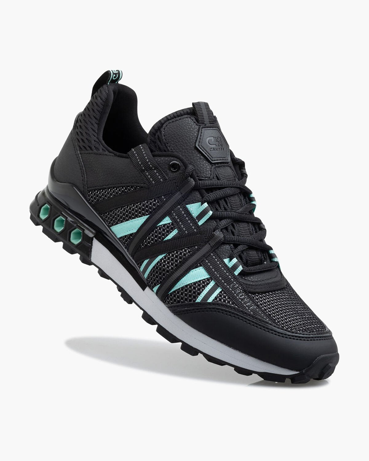 Cruyff Fearia Hex-Tech Trainer Black/Mint