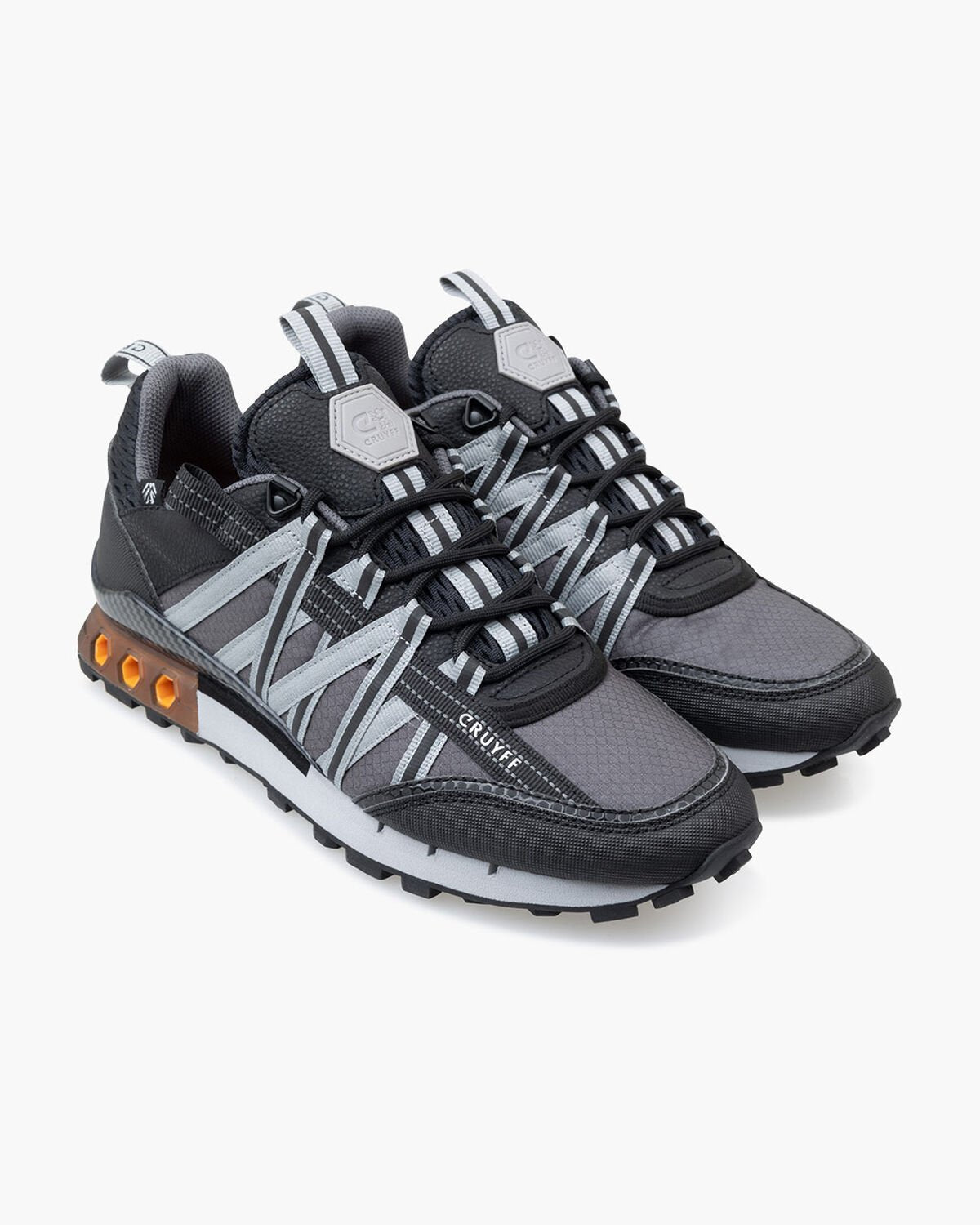 Cruyff Fearia Montserrat Trainer Black/Grey/Orange